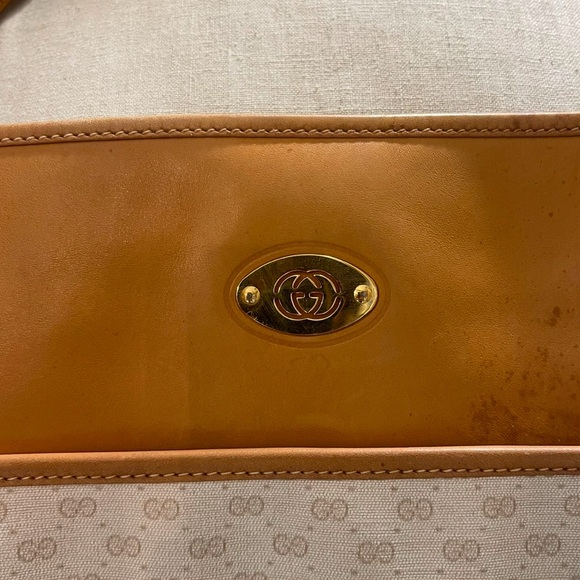 VINTAGE Gucci Monogram Tote Bag - Picture 4 of 13